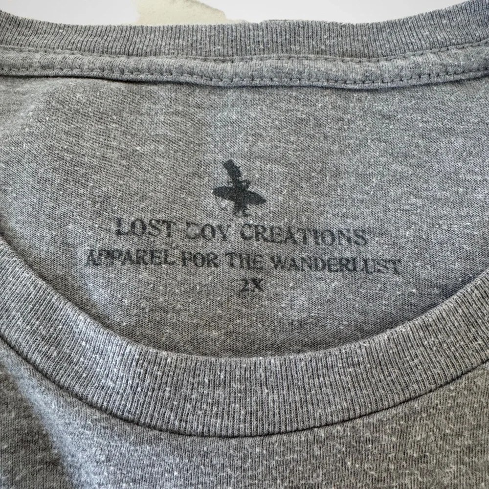 Lost Boy Creations Pirate Graphic Tee  Work Like a Captain Play Like a Pirate 2X - Picture 6 of 9